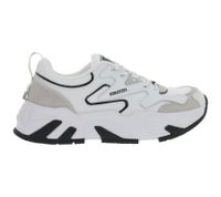 extravagante STARTER Buffalo Herren Sneaker mit Echtleder und Wildleder Retro Turn-Schuhe im 90er Style SMB102321 300 Weiß