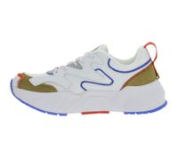 extravagante STARTER Buffalo Herren Sneaker mit Echtleder und Wildleder Retro Turn-Schuhe im 90er Style SMB102321 331 Weiß/Bunt