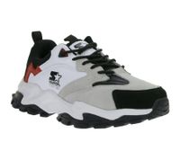 Extravagant STARTER Cape Coral Men's Sneakers with Genuine Leather and Suede - Retro Sneakers in 90s Style SMB103321 300 White/Red/Black/Gray