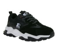 Extravagant STARTER Cape Coral Men's Sneakers with Genuine Leather and Suede - Retro Sneakers in 90s Style SMB103321 200 Black/White