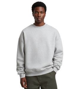 Prohibited Men's Simple Cotton Sweater, Oversized PB0304, Gray