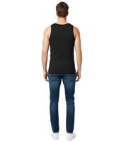 Prohibited Men's Tank Top Cotton Shirt Basic Top Crew Neck Tank Top Undershirt PB1201 Black