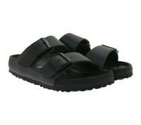Sandalias Birkenstock Arizona Birko-Flor para mujer, estilo clásico, fabricadas en Alemania. Sandalias de verano de ancho estrecho. 1026843. Color negro.