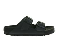 Sandalias Birkenstock Arizona Birko-Flor para mujer, estilo clásico, fabricadas en Alemania. Sandalias de verano de ancho estrecho. 1026843. Color negro.