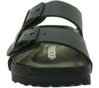 Sandalias Birkenstock Arizona Birko-Flor para mujer, estilo clásico, fabricadas en Alemania. Sandalias de verano de ancho estrecho. 1026843. Color negro.