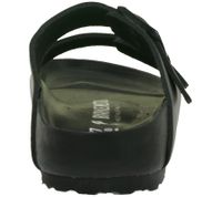 Sandalias Birkenstock Arizona Birko-Flor para mujer, estilo clásico, fabricadas en Alemania. Sandalias de verano de ancho estrecho. 1026843. Color negro.