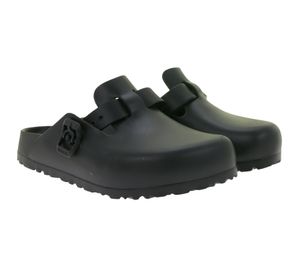 Practical BIRKENSTOCK Boston EVA Clogs for Women and Men, Slip-on Shoes, Made in Germany, 127103 Black