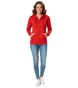 Everyday Helly Hansen Women's Hooded Zip-Up Hoodie with Pockets, 280 g/m², 79217_220, Red