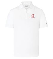 aussagekräftiges SENNA Formula 1 Herren Polo-Shirt Formel 1 Seek your truth Baumwoll-Shirt 701227177 002 Weiß