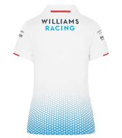 sportliches Williams Racing Formel 1 Motorsport Damen Polo-Shirt Team 2024 Fan-Artikel 701228997 002 Weiß 