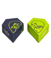 2 Paar Happy Socks Bestie Socks Damen Baumwoll-Socken Sparpack Alltags-Strümpfe in Geschenk-Box XBES02-6500 Grün/Schwarz