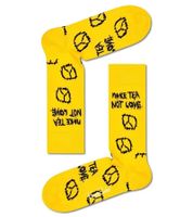 3 Paar Happy Socks Monty Python Unisex Baumwoll-Socken Sparpack Alltags-Strümpfe in Geschenk-Box XMPY08-0200 Dunkelblau/Gelb/Rosa