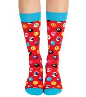 4 Paar Happy Socks Game Night Damen Baumwoll-Socken Alltags-Strümpfe in Geschenk-Box XGAM09-6300 Bunt