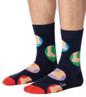 6 Paar Happy Socks Monty Python Herren Baumwoll-Socken Sparpack Alltags-Strümpfe in Geschenk-Box XMPY10-0200 Bunt