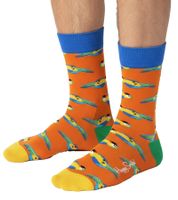 6 Paar Happy Socks Monty Python Herren Baumwoll-Socken Sparpack Alltags-Strümpfe in Geschenk-Box XMPY10-0200 Bunt