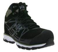 Zapatos de seguridad impermeables Helly Hansen Chelsea Evolution Mid S3 para mujer con Ortholite y membrana Helly Tech®, calzado de trabajo, protección clase S3, 78262_481, negro