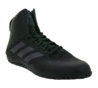 adidas Mat Wizard 4 Men's Wrestling Shoes with Breathable Mesh Construction Indoor Shoes Large Sizes AC6971 Black