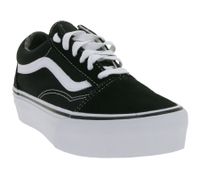 Trendige VANS UA OLD SKOOL PLATFORM UNISEX Sneaker Skater-Schuhe VN0A3B3UY281 Schwarz/Weiß