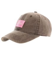 Gorra de béisbol clásica básica ZWILLINGSHERZ con parche del logo, de algodón, con visera ajustable (modelo 4603M K25357) en verde militar/gris, gris, marrón, azul marino, rosa o negro.