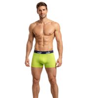 3er Pack PUMA Basic Boxer Herren Boxer-Shorts Baumwoll-Unterhose Unterwäsche 100003547 4471 Lime/Grau/Dunkelblau 