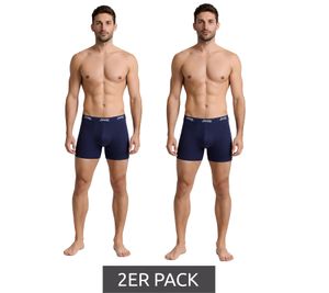 2er Pack Jeep Basic Boxer Herren Boxer-Shorts Baumwoll-Unterhose Unterwäsche I101545-001 N413 Dunkelblau