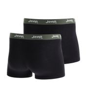 2er Pack Jeep Basic Boxer Herren Boxer-Shorts Baumwoll-Unterhose Unterwäsche I101545-001 Schwarz, Dunkelgrau oder Dunkelblau