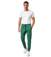 Timeless ON THAT ASS Dudley Men's Cotton Jogging Pants with Logo and Pockets 303000113GR Green