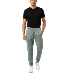 Sporty ON THAT ASS Calvin Klein Men's Cotton Jogging Pants with Logo and Pockets, Green