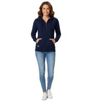 Felpa con cappuccio e zip da donna Helly Hansen con tasche, 280 g/m², 79217, nera, rossa o blu navy