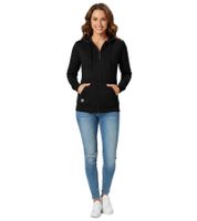 Felpa con cappuccio e zip da donna Helly Hansen con tasche, 280 g/m², 79217, nera, rossa o blu navy