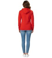 alltagstaugliche Helly Hansen Damen Sweat-Jacke mit Kapuze Zip-Hoodie mit Taschen 280 g/m² 79217 Schwarz, Rot oder Navy-Blau