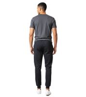 Fashionable ON THAT ASS Leo Men's Jogging Pants, Cotton Sweatshirt with Logo and Pockets, Black