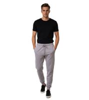 Stylish ON THAT ASS Aaron Men's Jogging Pants, Cotton Sweatshirt with Logo and Pockets, Light Gray