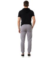 Stylish ON THAT ASS Aaron Men's Jogging Pants, Cotton Sweatshirt with Logo and Pockets, Light Gray