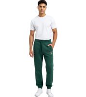 Sporty ON THAT ASS XOLO Men's Cotton Jogging Pants with Logo and Pockets, Green