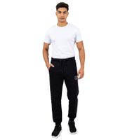 ON THAT ASS XOLO Men's Sporty Jogging Pants, Cotton Sweatshirt with Logo and Pockets, Black