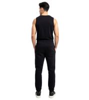 ON THAT ASS XOLO Men's Sporty Jogging Pants, Cotton Sweatshirt with Logo and Pockets, Black