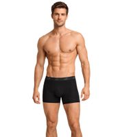 3er Pack PUMA Basic Boxer Herren Boxer-Shorts Baumwoll-Unterhose Unterwäsche 701218254 001 Schwarz