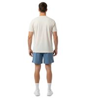 2-piece ON THAT ASS Dylan Men's Sport Set Performance Set Gym Outfit with T-Shirt & Shorts Beige/Blue