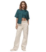 modische NIKE Jordan Chicago 24 Damen Cargo-Hose Canvas-Hose Baumwoll-Hose FV7098-203 Beige