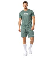 2-teiliges ON THAT ASS Daylan Herren Sport-Set Trainings-Set Gym Outfit mit T-Shirt & Shorts Grün