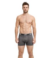 3er Pack PUMA Basic Boxer Herren Boxer-Shorts Baumwoll-Unterhose Unterwäsche 701218254 007 Grau/Hell-Grau