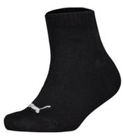 7 Paar PUMA Kids Quarter Baumwoll-Socken Mädchen und Jungen Baumwoll-Strümpfe mit flacher Naht 701222092 002 Schwarz/Weiß/Grau