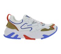 extravagante STARTER Buffalo Herren Sneaker mit Echtleder und Wildleder Retro Turn-Schuhe im 90er Style SMB102321 Weiß/Bunt, Schwarz oder Weiß