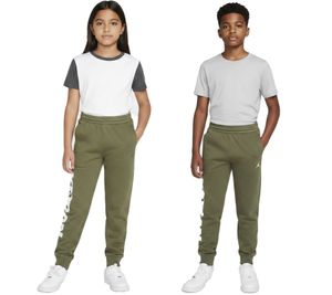 Cozy NIKE Jordan Flight MPV Kids' Jogging Pants with Jordan Logo, Cotton Joggers for Girls and Boys, 95D229-E6F Green