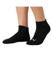 5 Paar PUMA Unisex Sneaker Baumwoll-Socken Baumwoll-Strümpfe mit flacher Naht 100003751 001 Schwarz