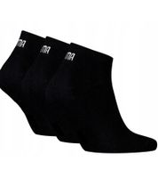 5 Paar PUMA Unisex Sneaker Baumwoll-Socken Baumwoll-Strümpfe mit flacher Naht 100003751 001 Schwarz