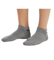 Lot de 5 paires de chaussettes PUMA unisexes en coton, coutures plates, référence 100003751 005, coloris anthracite/gris/gris clair