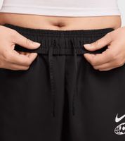 Pantalones deportivos de tejido NIKE Sportswear para mujer, estilo urbano, HQ0988-010, color negro