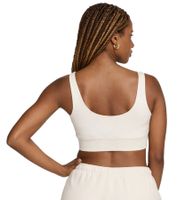 NIKE Sportswear Chill Women's Terry Crop Top Tank Top with Swoosh Logo, Cotton Shirt FN2832-104 Beige